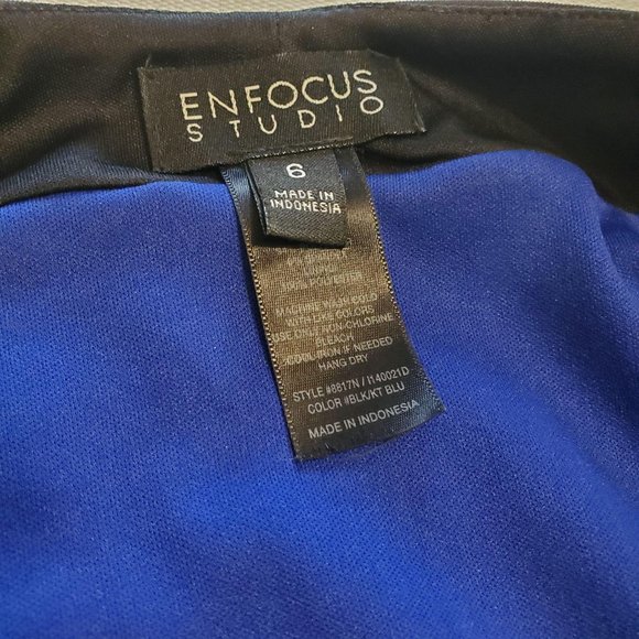 Women's Size 6 Enfocus Studio Colorblock Dress - Picture 8 of 8